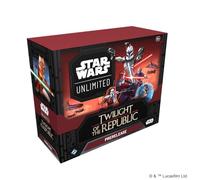 Fantasy Flight Games - Star Wars: Unlimited TCG Twilight of the Republic PRERELEASE BOX - Launch Your Clone Wars Adventure! Includes 6 Booster Packs, Ages 12+, 2+ Players, 20 Minute Playtime