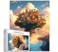 Fantasy Floating City Puzzle da 1000 pezzi per adulti Dream Sky Art puzzle impegnativo giochi di attività familiari colorati fai da te puzzle per la decorazione della casa regali 50 x 68 cm