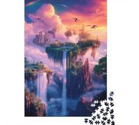 Fantasy Floating Islands Puzzle 1000 Pezzi | Jigsaw Adulti Premium Decorazione Pareti Gioco Familiare 38x26cm/1000pcs
