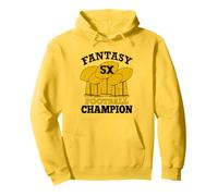 Fantasy Football 5X Champion Five Time Champ Trophy Vincitore Felpa con Cappuccio
