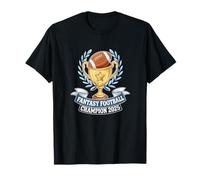 Fantasy Football Champion 2025 Divertente Donna Uomo Maglietta