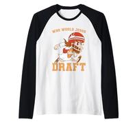 Fantasy Football Chi Voleva Gesù Draft Christian Draft Party Maglia con Maniche Raglan