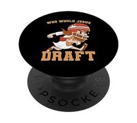 Fantasy Football Chi voleva Gesù Draft Christian Draft Party PopSockets PopGrip Adesivo