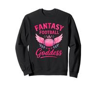 Fantasy Football Goddess Pink Crown Felpa