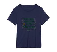 Fantasy Football is My Therapy: Regalo per Gli Appassionati di Sport Maglietta, Donna Plus-Size, Navy, 3X