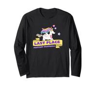 Fantasy Football Last Place Funny Cute Unicorn Maglia a Manica