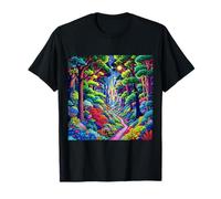 Fantasy Foresta E Città Maglietta