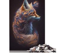 Fantasy Fox Jigsaw Puzzle Impossibili 1000 Pezzi Decorazione Per La Casa. Rilassamento E Intelligence Per Adulti E Bambini Da 12 Anni 1000pcs (38x26cm)