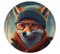 Fantasy Fox Puzzle für Erwachsene, 1000-teiliges Papierpuzzle, Weihnachtsgeschenk für Teenager, Stressabbau, cooles einzigartiges Geschenk für die Familie, 1000 Teile (67,5x67,5cm)