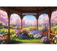 Fantasy Garden 2000 Piece Jigsaw Puzzles for Adults, Colourful, Challenging & Brainteasing Adult puzzles 2000 Pieces Spring, Fun jigsaws for The Whole Family 40x28 inch