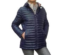 Fantasy Giacca Piumino Leggera Ecologica 100 grammi Trapuntino Foderata Taglie Grandi Mezza Stagione Donna Ragazza (50, Blu scuro)