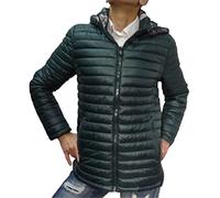 Fantasy Giacca Piumino Leggera Ecologica 100 grammi Trapuntino Foderata Taglie Grandi Mezza Stagione Donna Ragazza (56, Verde scuro)