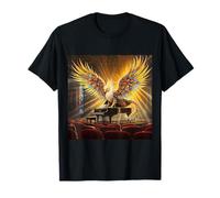 Fantasy Griffon Suonare il pianof Maglietta
