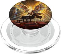 Fantasy Griffon Suonare il pianof PopSockets PopGrip per MagSafe