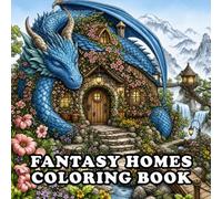fantasy homes coloring book: A Fantasy Homes Coloring Book Featuring Enchanting Fantasy House Designs, Fairy Cottages, Magical Castles, Whimsical ... and Relaxing Coloring Pages for Adults
