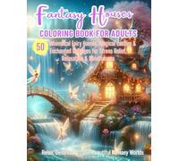 Fantasy Houses Coloring Book for Adults: Whimsical Fairy Homes, Magical castles & Enchanted Cottages for Stress Relief, Relaxation & Mindfulness ... Fantasy Worlds to Soothe Anxiety & Spark Joy.