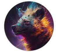 Fantasy-Hyänen-Puzzle für Erwachsene, 1000-teiliges Papierpuzzle, Weihnachtsgeschenk für Teenager, Stressabbau, cooles einzigartiges Geschenk für die Familie, 1000 Teile (67,5x67,5cm)