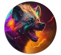 Fantasy-Hyänen-Puzzle für Erwachsene, 1000-teiliges Puzzle für Erwachsene, perfekt für Teenager und Familienspaß, ideales Geschenk zum Geburtstag, 1000 Teile (67,5x67,5cm)