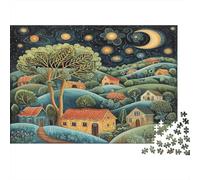 Fantasy Images,Arte popolare1000 Pezzi Impossibili Per Adulti, Giochi, Regali, Sfide Per Bambini70x50cm/1000pcs