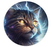 Fantasy-Katzen-Puzzle, 1000 Teile, für Erwachsene, Papierpuzzle, Familieninteraktion und Gehirntraining, Familienaktivitäts-Herausforderung, 1000 Teile (67,5x67,5cm)