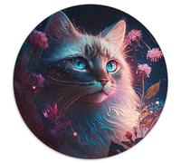 Fantasy-Katzen-Puzzle für Erwachsene, 1000 Teile, Karton-Puzzles für Erwachsene, DIY-Heimdekoration, Denksportspiel für Teenager, 1000 Teile (67,5x67,5cm)