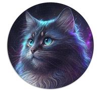 Fantasy-Katzen-Puzzle für Erwachsene, 1000 Teile, Kartonpuzzle, ideal als Dekoration für Zuhause und Büro, perfektes Geschenk zum Geburtstag, 1000 Teile (67,5x67,5cm)