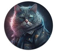 Fantasy-Katzen-Puzzle für Erwachsene, 1000 Teile, Puzzles für Erwachsene, anspruchsvolle DIY-Kunst für Enthusiasten, perfektes Geschenk zur Entspannung, 1000 Teile (67,5x67,5cm)