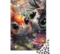 Fantasy Koi Fish Pond Puzzle Impossibili 1000Pcs Decorazione Per La Casa. Giochi Rilassamento E Intelligence Per Adulti E Ragazzi Da 14 Anni 52x38cm/1000pcs