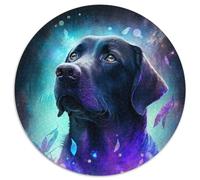Fantasy Labrador Puzzle 1000 Teile für Erwachsene, Schwierige Puzzles für Erwachsene, Familieninteraktion & lustiges Geschenk, Lebendiges abstraktes Design, 1000 Teile (67,5x67,5cm)