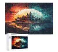 Fantasy Landscape Puzzle Games for Adults E Bambini - for Creativity And Mindfulness - Challenging Jigsaw Puzzles 1000 Pezzi for Family (75×50cm)