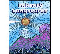 Fantasy Landscapes Coloring Book