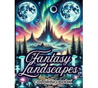 Fantasy Landscapes Coloring Book: Creative Relaxation for Adults and Teens Discover Stunning Art of Mystical Forests, Floating Castles, and Magical Gardens for Stress Relief and Joy with Each Page.