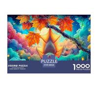 Fantasy Leaf Puzzle Raffinato Da 1000 Pezzi Con Illustrazioni Artistiche Di Alto Livello - Il Regalo Di Festa Perfetto Per Adulti E Bambini Di Tutte Le Età 38x26cm/1000pcs