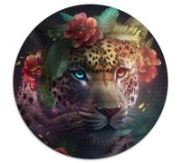 Fantasy-Leoparden-Puzzle, 1000 Teile, für Erwachsene, Papierpuzzle, Familieninteraktion und Gehirntraining, Familienaktivitäts-Herausforderung, 1000 Teile (67,5x67,5cm)