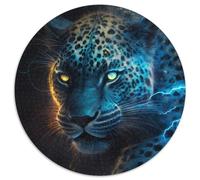 Fantasy-Leoparden-Puzzle 1000 Teile für Erwachsene, schwierige Puzzles für Erwachsene, Familieninteraktion und lustiges Geschenk, lebendiges abstraktes Design, 1000 Teile (67,5x67,5cm)