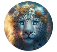 Fantasy-Leoparden-Puzzle 1000 Teile, Unmögliches Puzzle für Erwachsene für Jugendliche, interaktives Familienspiel, herausforderndes Geschenk, 1000 Teile (67,5x67,5cm)
