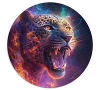 Fantasy-Leoparden-Puzzle für Erwachsene, 1000-teiliges Papierpuzzle, Weihnachtsgeschenk für Teenager, Stressabbau, cooles einzigartiges Geschenk für die Familie, 1000 Teile (67,5x67,5cm)