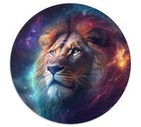 Fantasy-Löwe-Puzzle für Erwachsene, 1000 Teile, Unmögliches Puzzle für Erwachsene, Herausforderndes Denkspiel für Teenager, Perfekt für die Heimdekoration oder als Geschenk, 1000 Teile (67,5x67,5cm)
