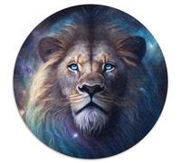 Fantasy-Löwen-Puzzle für Erwachsene, 1000-teiliges Papierpuzzle, perfektes Geschenk für Geburtstage, Weihnachten, Halloween, Thanksgiving, Ostern, 1000 Teile (67,5x67,5cm)