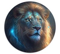 Fantasy-Löwen-Puzzle für Erwachsene, 1000-teiliges Papierpuzzle, Weihnachtsgeschenk für Teenager, Stressabbau, cooles einzigartiges Geschenk für die Familie, 1000 Teile (67,5x67,5cm)