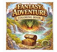Fantasy Map Coloring Book - Adventure Awaits!