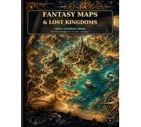 Fantasy Maps & Lost Kingdoms: An Adult Coloring Book of Imaginary Continents, Ancient Kingdoms, Enchanted Islands, Forgotten Cities, and Legendary Realms