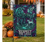 Fantasy Mitico Creature Citazione Drago Fantasia Bandiera Giardino 30,5 x | Tema criptidico, bandiera per prato, creature mitiche, arte fantasy, decorazione per prato all'aperto