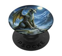 Fantasy Mitico Drago Ariete PopSockets PopGrip Adesivo