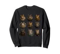 Fantasy Mitologia dei Gatti Costume Amante Gatto Regali Divertente Felpa