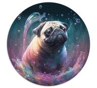 Fantasy-Mops-Puzzle für Erwachsene, 1000-teiliges Papierpuzzle, perfektes Geschenk für Geburtstage, Weihnachten, Halloween, Thanksgiving, Ostern, 1000 Teile (67,5x67,5cm)