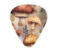 Fantasy Mushroom Plettri per chitarra 12 pezzi, plettri acustici essenziali spessi e sottili studenti 0,46 0,96 0,71 M