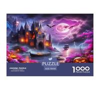 Fantasy Night Scene Puzzle Da 1000 Pezzi Per Amici in Riunione: Collaborare E Passare Un Momento Unico!