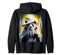 Fantasy Old Panda Mago Felpa con Cappuccio