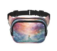 Fantasy Paradise Space Pattern trendy trendy marsupio unisex viaggio sport messenger bag